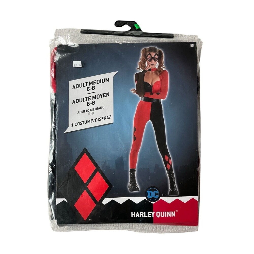 NEW DC Harley Quinn Costume Womens Medium 6-8